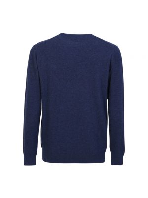 Sweatshirt mit rundhalsausschnitt mit langen ärmeln Barbour blau