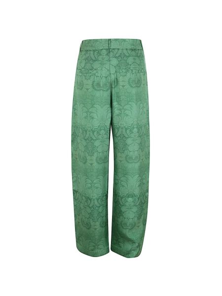 Pantalones bootcut Pierre-louis Mascia verde