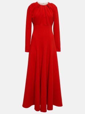 Midi haljina Emilia Wickstead crvena