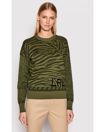Lauren Ralph Lauren Sweater 200872086001 Zöld Regular Fit