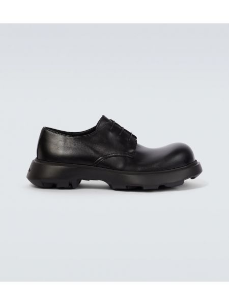 Кожени обувки в стил дерби Acne Studios черно
