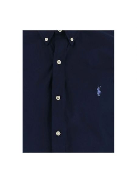 Camisa de algodón Ralph Lauren azul