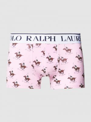 Bokserki slim fit Polo Ralph Lauren Underwear różowe