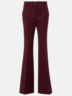 Pantalon en laine large Gabriela Hearst violet
