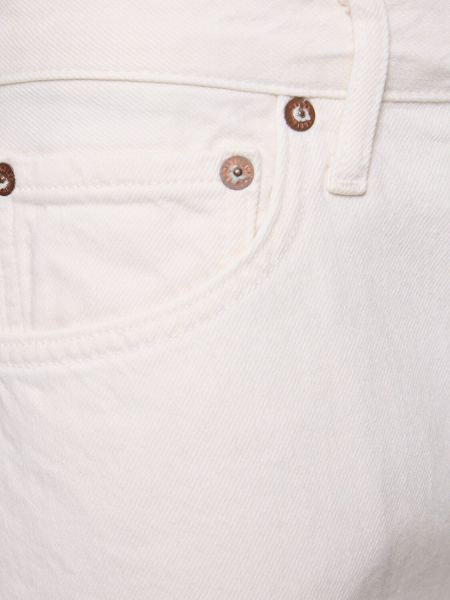 Shorts aus baumwoll Agolde weiß
