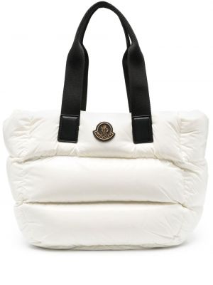 Τσάντα shopper Moncler λευκό