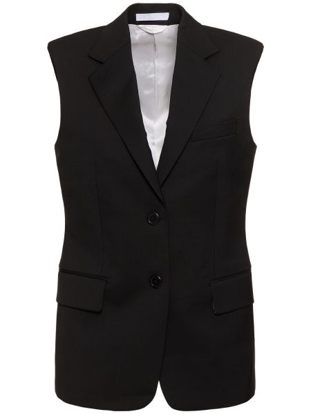 Ull vest Helmut Lang svart