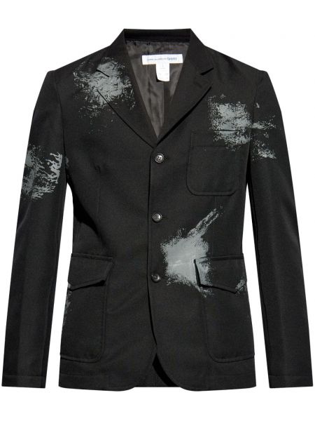 Μπλέιζερ με σχέδιο Comme Des Garçons Shirt μαύρο