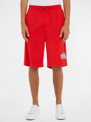 Pantaloni scurți de sport Tommy Jeans roșu