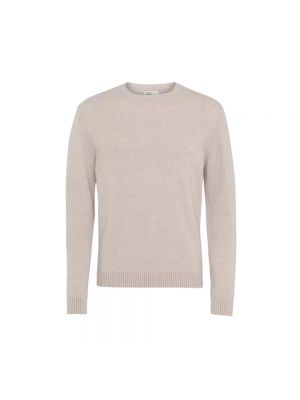 Sweter wełniany z wełny merino Colorful Standard biały