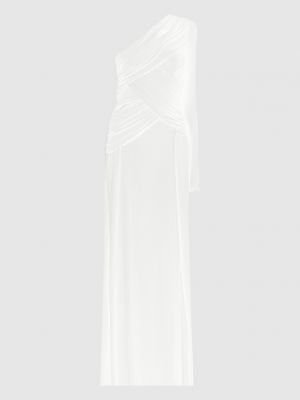 Біла асиметрична вечірня сукня Twinset
