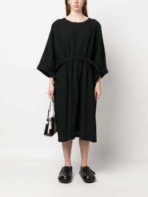 Sukienka midi plisowana Henrik Vibskov czarna