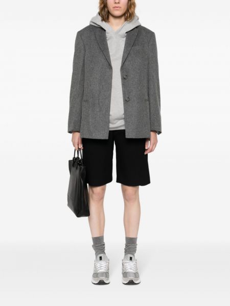 Giacca di lana Calvin Klein grigio