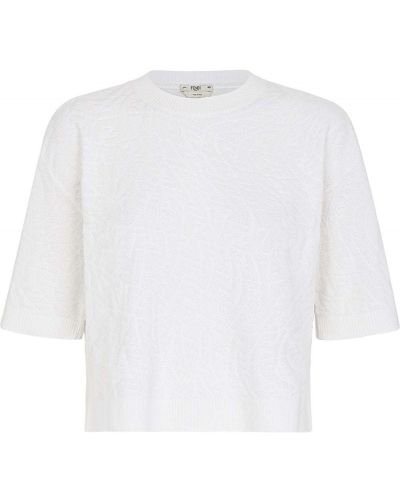 Jersey de tela jersey Fendi blanco