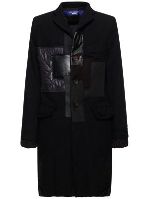 Gyapjú kabát Junya Watanabe fekete