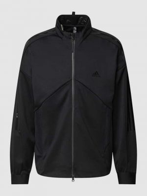 Bluza rozpinana z nadrukiem Adidas Sportswear czarna