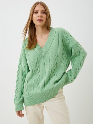 Пуловер Vickwool зеленый
