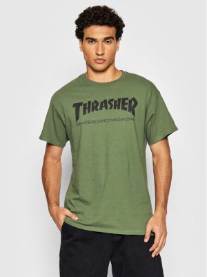 T-shirt Thrasher grün