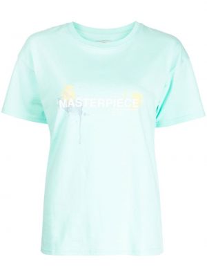 T-shirt con stampa Musium Div. verde