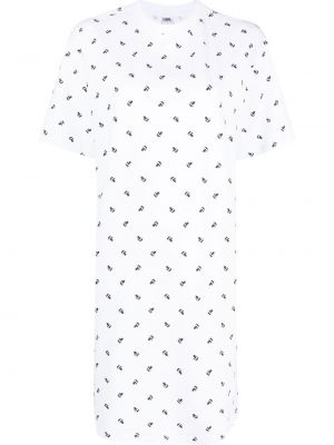 Koszula nocna bawełniane Karl Lagerfeld - biały
