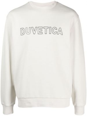 Sweatshirt mit rundem ausschnitt Duvetica weiß