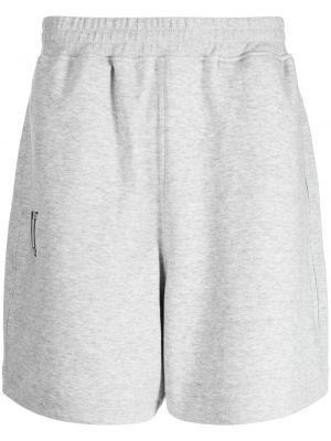 Jersey fleece shorts mit print Izzue grau