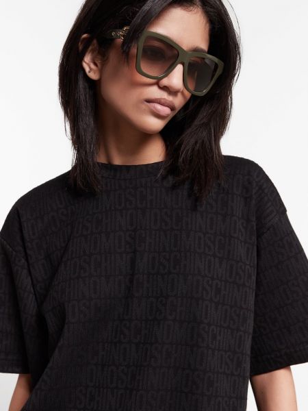 Okulary przeciwsłoneczne Moschino khaki