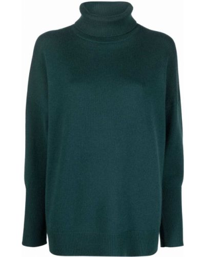 Pletený kašmírový svetr s dlouhými rukávy Chinti And Parker - zelená