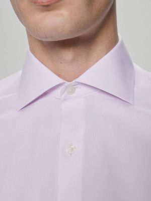 Однотонная рубашка Pedro Del Hierro фиолетовая