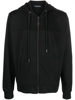 Siuvinėtas džemperis su gobtuvu Costume National Contemporary juoda