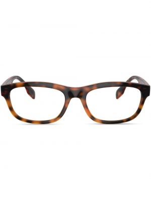 Очила с принт Burberry Eyewear кафяво