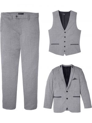 3dílný oblek:  sako, kalhoty, vesta