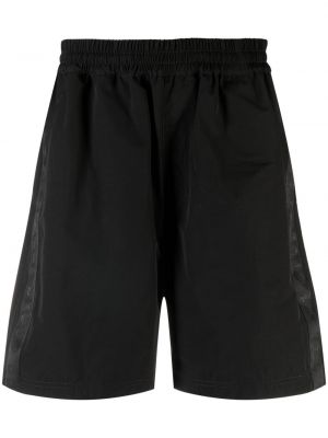 Kratke hlače s črtami 44 Label Group črna
