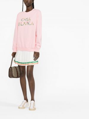 Sweatshirt mit print Casablanca pink