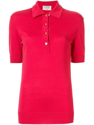 Tricou polo Chanel Pre-owned roz