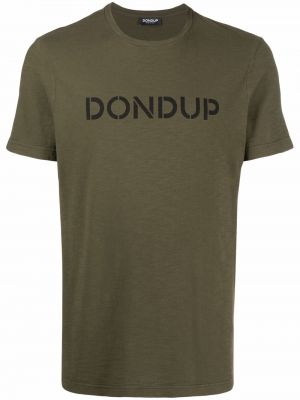 Camiseta con estampado Dondup verde