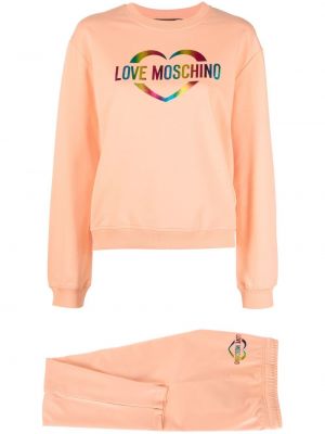Tuta sportiva Love Moschino, arancione