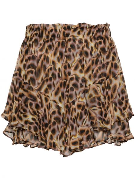 Shorts mit print ausgestellt Marant Etoile braun