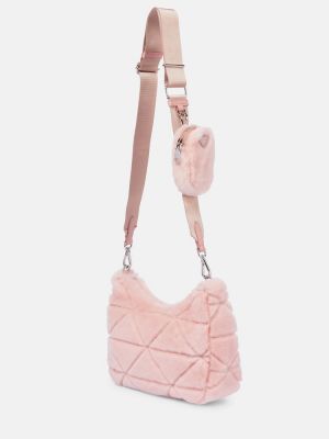 Τσάντα ώμου Prada ροζ