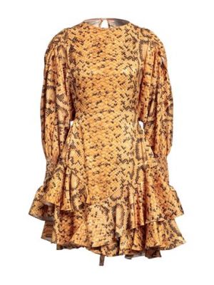 Mini-abito Preen By Thornton Bregazzi giallo
