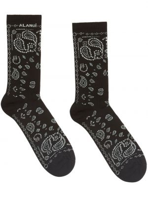 Ponožky s potiskem Alanui černé