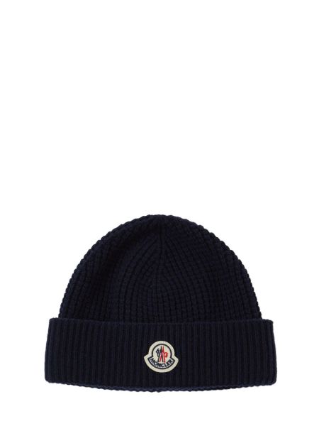 Kashmir ull lue Moncler blå