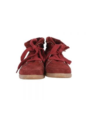Sneakersy zamszowe Isabel Marant Pre-owned czerwone