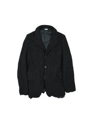 Куртка в полоску Comme Des Garçons черная
