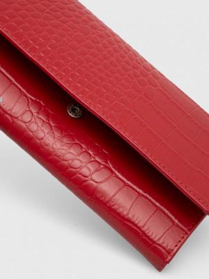 Kožená peněženka Answear Lab červená