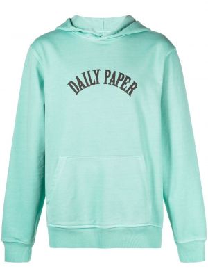 Hoodie con stampa Daily Paper blu