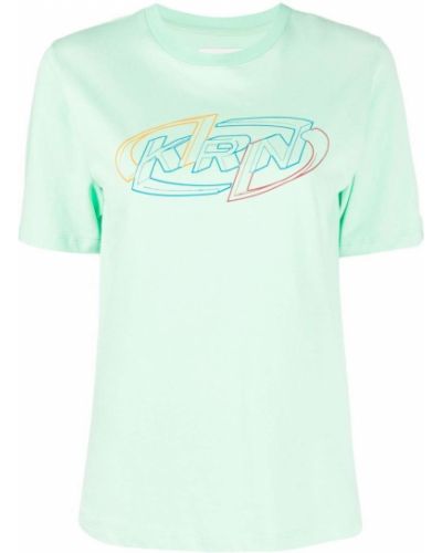 T-shirt z printem Kirin, zielony