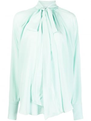 Блуза с панделка Patou зелено