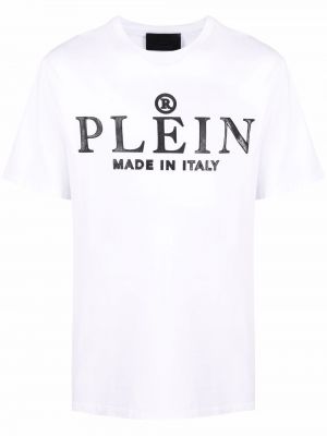 Μπλούζα με σχέδιο Philipp Plein λευκό