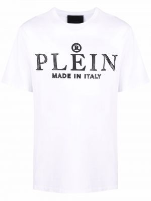 Painettu t-paita Philipp Plein valkoinen